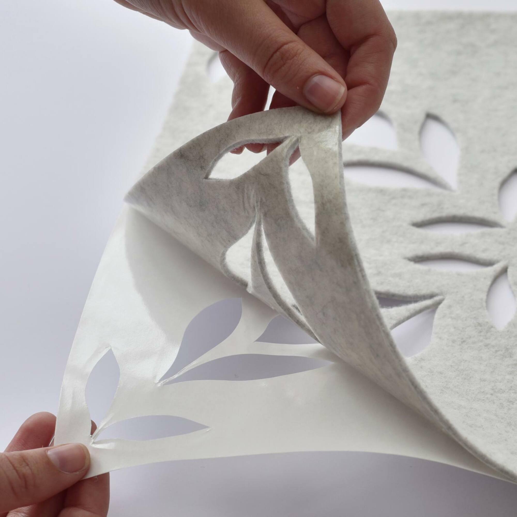 RoomMates White Botanical Trellis Acoustical Peel & Stick Tiles